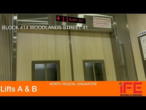 HDB Block 414 Woodlands || IFE Elevator