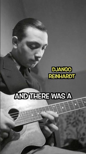 Django Reinhardt learned guitar with 2 fingers! #guitar #djangoreinhardt #gypsyjazz #shorts