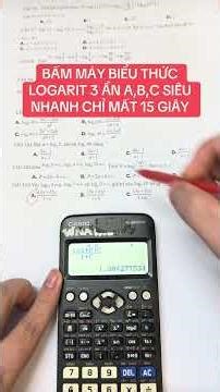 Use a calculator to solve logarithmic equations #education #maths #study