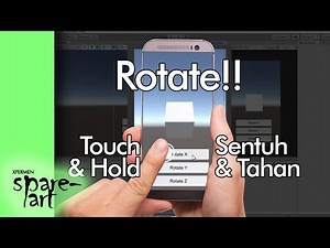 Cara Rotate Objek 3D dengan menahan UI button Unity