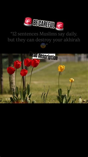 Read Description Stop Saying These 12 Things! (Hadith Warning) #islamicreminder #viralshorts