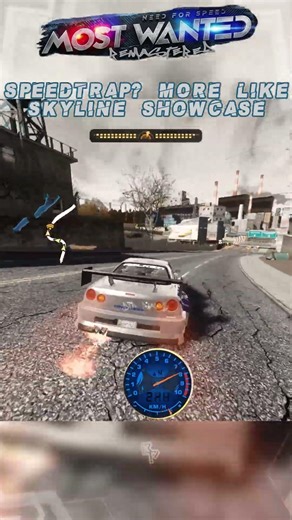 Speedtrap? More like a Skyline showcase #NFS #needforspeed #mostwanted #nfsmostwanted #skyliner34