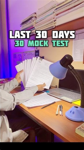 30 Days / 30 Mock Tests 🔥The Ultimate NEET Survival Challenge #neet2026 #studyvlog #last30daysneet
