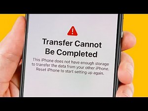 How to Fix Data Transfer Cannot Be Completed on iPhone 14 | Transfer Cannot Be Completed iPhone 13