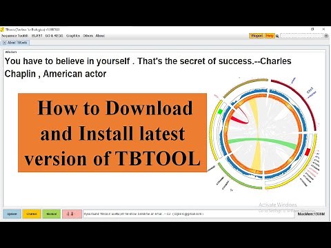 How to download and install the latest version of TBTOOL