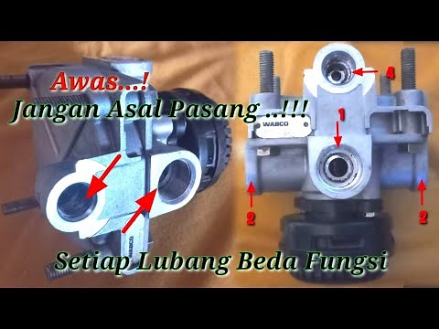 CARA KERJA RELAY VALVE AIR BRAKE SISTEM