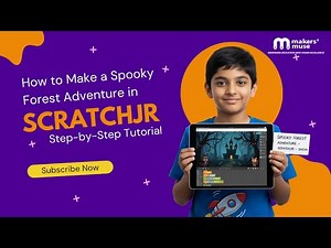 How to Make a Spooky Forest Adventure in ScratchJr | Step-by-Step Tutorial