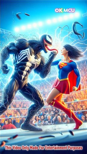 Venom vs Supergirl 😈 Epic Fight