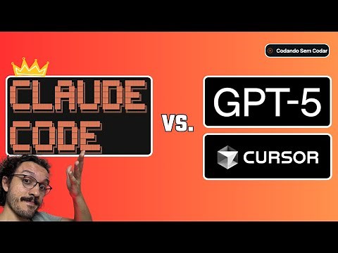 GPT 5 (CURSOR) x CLAUDE CODE (SONNET 4) | Primeiras impressões