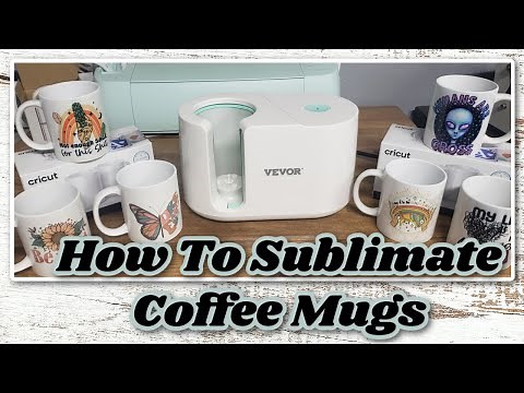 Using A Mug Press To Sublimate Coffee Mugs To Sell In My Successful Etsy Shop / Ft. Vevor Mug Press