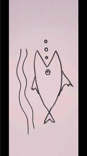 How to Draw a Cute fish: Easy Step-by-Step Guide for Kids|easy butterfly draw for kids