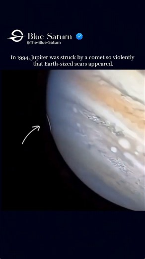 A shattered comet hit Jupiter piece by piece, creating explosions larger than Earth.