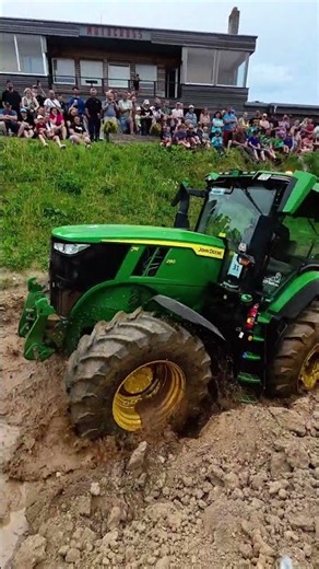 🚜 Two Giants vs Deep Mud! Massey Ferguson & John Deere!