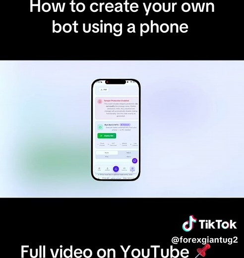 Create Your Own Forex Bot on Phone with PIPNEX AI
