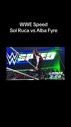 WWE Speed: Sol Ruca vs Alba Fyre Match Highlights