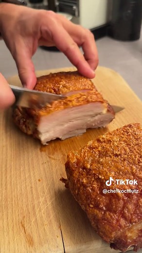 Knuspriger Schweinebauch aus der Heißluftfritteuse