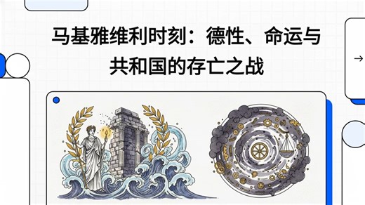 马基雅维利时刻：德性、命运与共和国的存亡之战