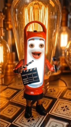 LED bulb AI video