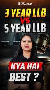 3-Year vs 5-Year LLB in India 🇮🇳 #3yearllb #5yearllb