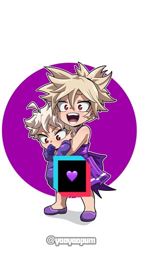 Bakugou ❤️ 🩵=💜! My Hero Academia Edit