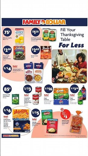 Family Dollar Current Ad - TX 11/23 - 11/29