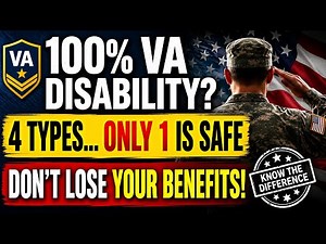 100% VA Disability Has 4 Types — Only ONE Protects You for Life