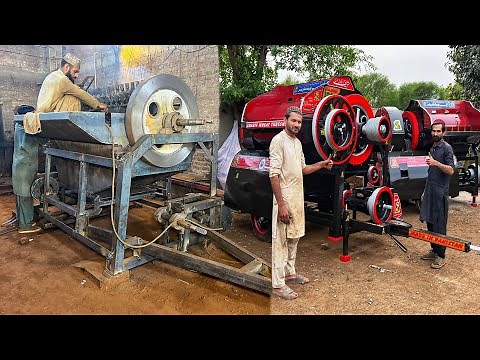 Manufacturing Process of Wheat Thresher Machine “Making Thresher Machine in factory”