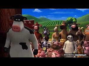 the Fox in the barnyard Otis is leaving/ mud fight