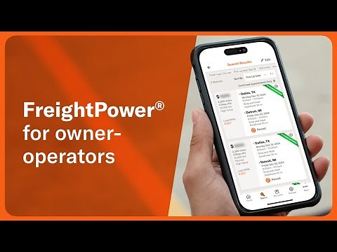 Schneider FreightPower for owner-operators