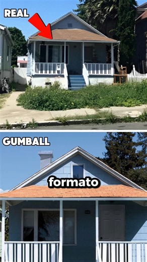 A Casa do Gumball Existe NA VIDA REAL... #shorts #gumball #incrivelmundodegumball
