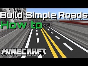 Minecraft City Tutorial | EASY & Simple Roads
