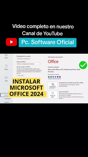 Instalación de Microsoft Office 2024: Guía Paso a Paso