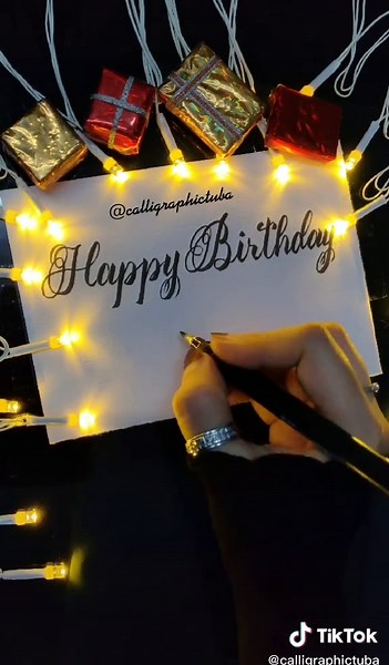 Happy Birthday Habiba Name Calligraphy Video