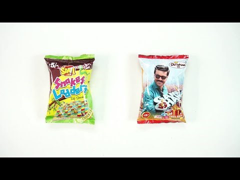 snakes ladders snacks VS GAME changer movie snacks
