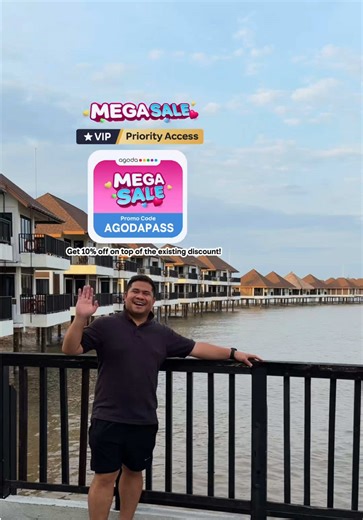 Agoda VIP Priority Access From February 10-13, 2026 Book your hotels on Agoda and enjoy extra savings plus exclusive VIP perks! How to book: 1. Open the Agoda app or website. 2. Search for your preferred hotel and travel dates. 3. Choose a room with the best deal or VIP benefit. 4. Complete your booking and enjoy your stay! Don’t forget to use my code AGODAPASS to get 10% OFF on top of the existing discount! #AgodaSale #AgodaAmbassador