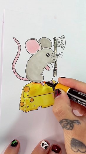 36K views · 1.8K reactions | How to draw mouse… | Never Stay Dead | Facebook