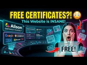 This Website Gives FREE Certificates?! 😳🎓 | Alison Free Courses Tutorial