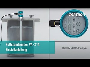 Füllstandsensor VA-214 - Einstellanleitung