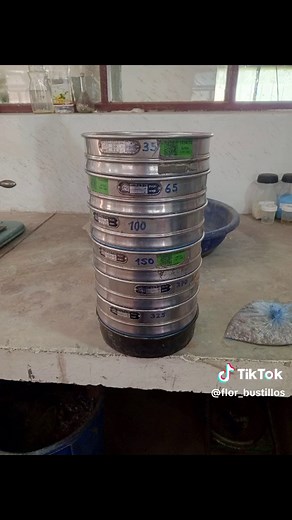 Análisis granulométrico de mineral de oro en la metalurgia