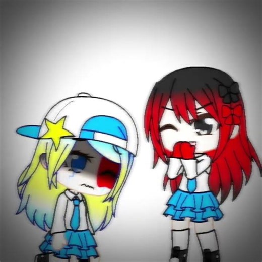 gacha club edit aku sama musuh aku emang dulu lemah dan sekarang kuat soal sudah latihan.