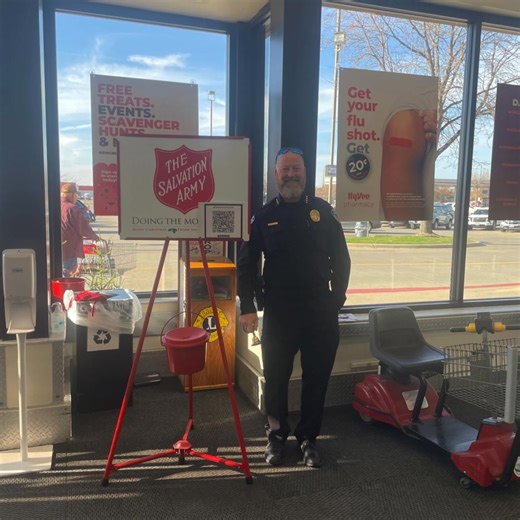 After hours of jingling, smiling, and maybe a little bit of smack talk… The Yankton Police Department takes home the crown with $1,060 raised! The Yankton County Sheriff’s Office put up a strong fight with $730, and we’re convinced they’re already plotting their comeback. Thank you to both teams for ringing with heart and to our community for giving with love. Your support helps local families right here in Yankton County through the Yankton Contact Center | Salvation Army Extension Unit. Until 