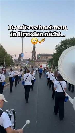 Damit rechnet man in Dresden nicht… 😳🎺