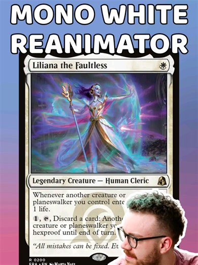 Mono-White Reanimator Commander Decklist for Liliana the Faultless