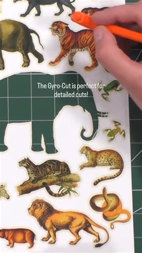 The Gyro-Cut makes everything 10x easier! Could you imagine trying to do this with scissors.😟 #handmade #viral #gyrocut #crafting #papercrafts #papercrafting | Crafty Products