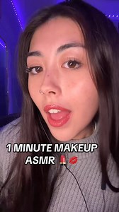 5.6K views · 116 reactions | Asmr 1 minute makeup roleplay asmr  ♡ - angelic lofi asmr ♡ #asmrvideo #asmrsounds #relax #helloween #sleep #asmr #happy | Angelic Lofi ASMR | Facebook