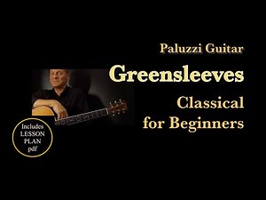 Greensleeves Classical Guitar Lesson [Fingerstyle for Beginners]