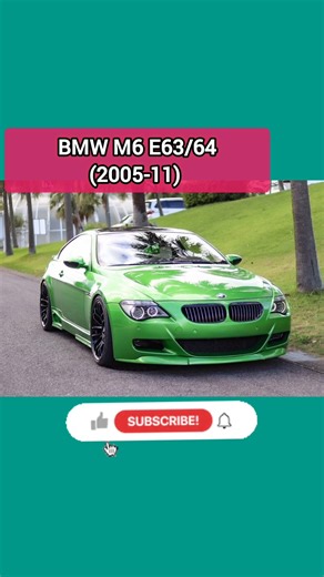 Evolution of the BMW M6#evolution#bmw#m6#v10#automobile#carhistory#racing#sportscar#autobahn#cars
