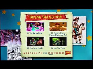Toy Story 2 (1999) 2010 DVD Menu Walkthrough