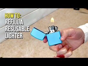 How to Refill A Reusable Lighter | CustomKings Tutorial
