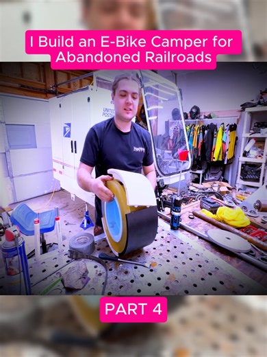 Building an E-Bike Camper for Exploring Abandoned Railroads